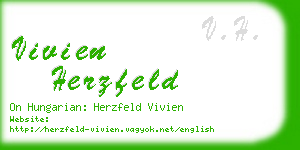 vivien herzfeld business card